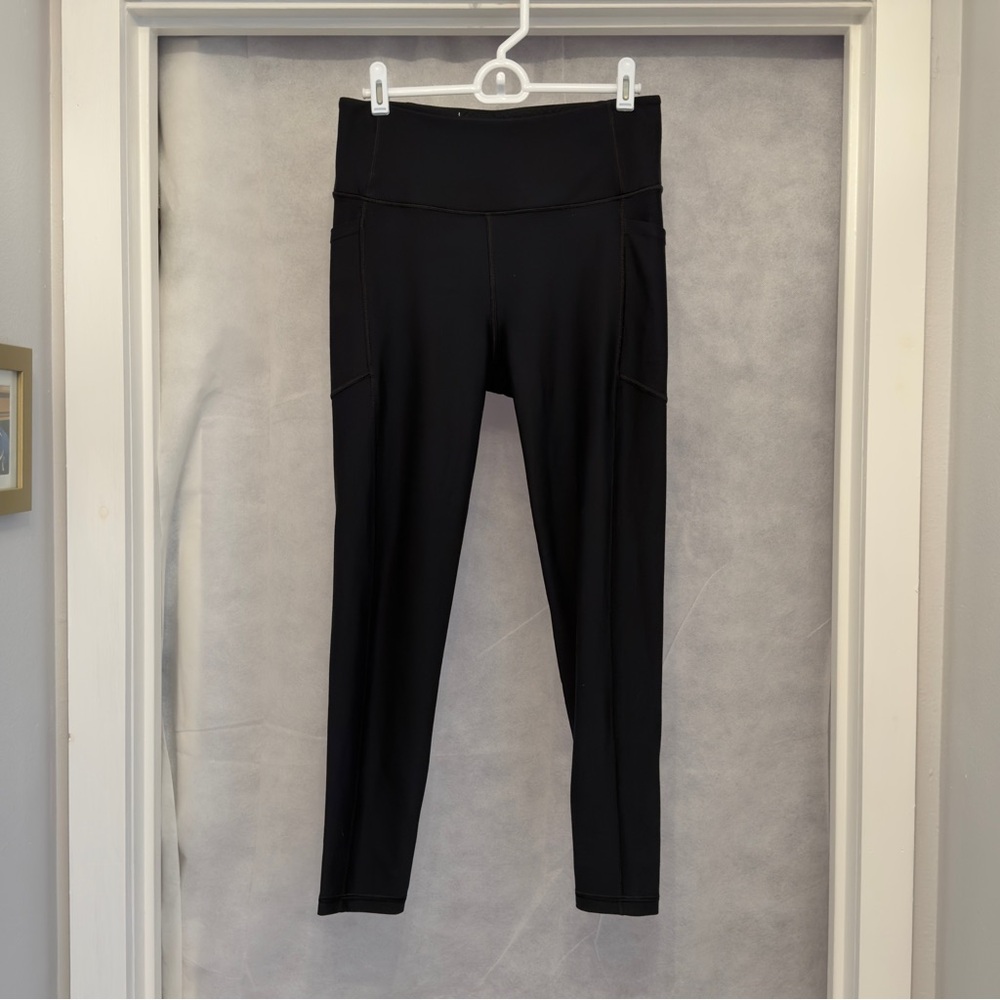 Victoria's Secret Black High-Waist Leggings with Side Pockets